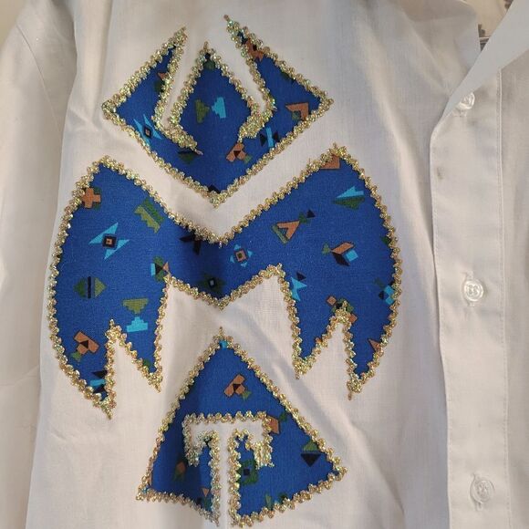Wayne Scott bedazzled show western shirt - Picture 2 of 9